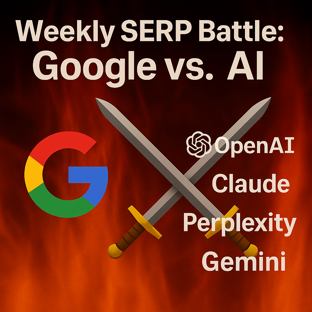 Weekly SERP Battle: Google vs. AI